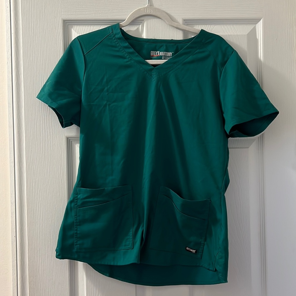 Greys Anatomy Spandex Stretch V-Neck Scrub Top